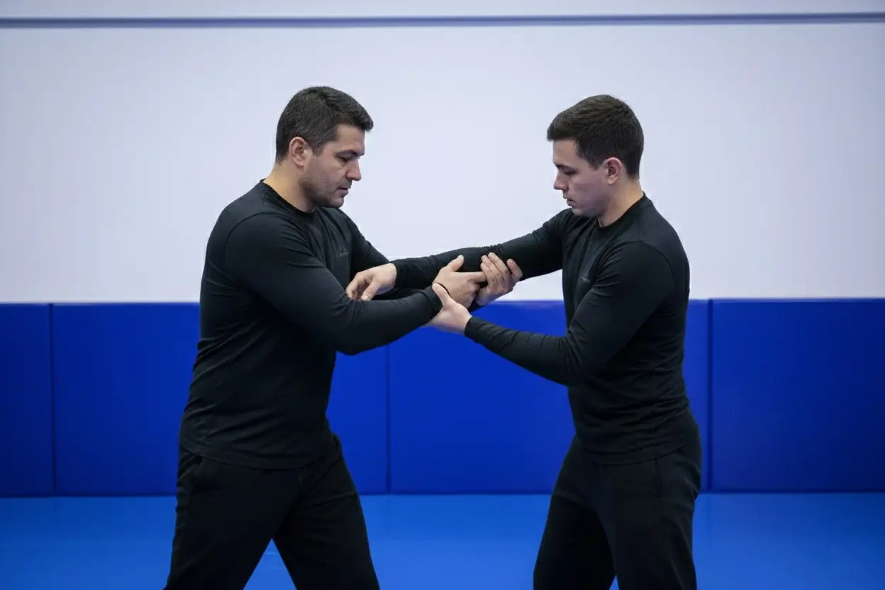 Profissionais treinando Krav Maga